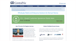 Desktop Screenshot of centralnic.com